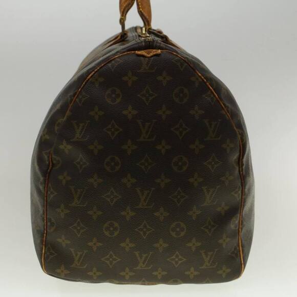 LOUIS VUITTON Monogram Keepall 55 Boston Bag M41424 LV Auth 58741 - Picture 4 of 16
